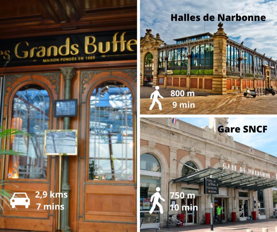 Charmant Studio Rue Droite Narbonne Dış mekan fotoğraf